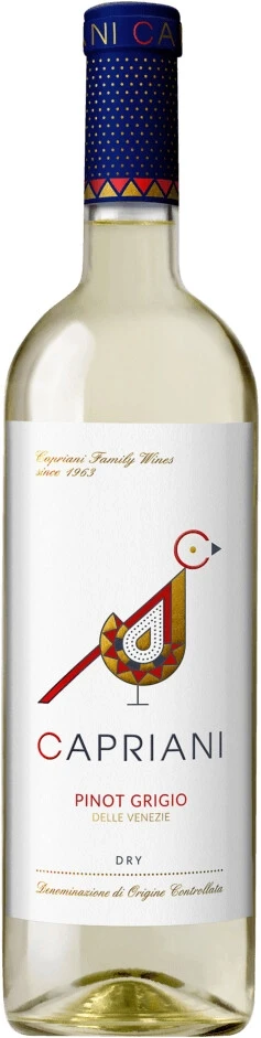 Вино "Capriani" Pinot Grigio Dry, delle Venezie DOC