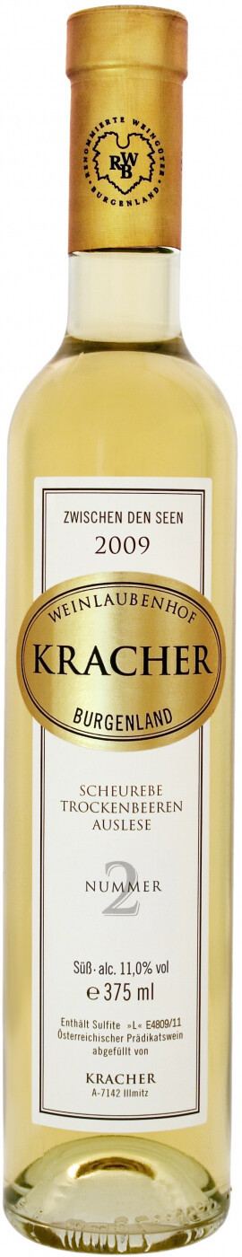 Вино Kracher TBA №2 Scheurebe Zwischen den Seen 2009 375 мл