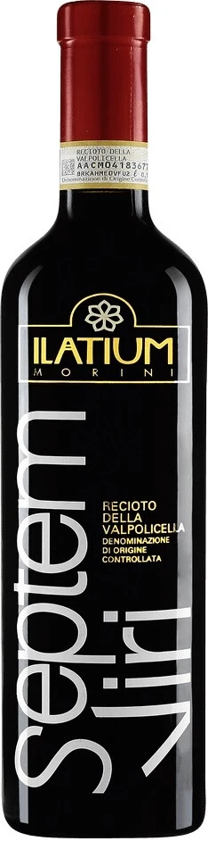 Вино Ilatium Morini, Septemviri, Recioto della Valpolicella DOC, 2015, 0.5 л