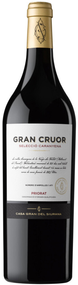 Вино Casa Gran del Siurana Gran Cruor Seleccio Caranyena Priorat DOQ 2014