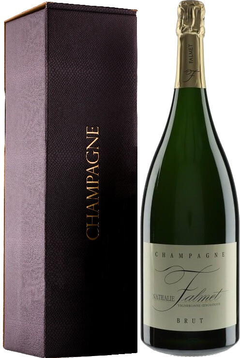 Шампанское Nathalie Falmet Brut Champagne AOC gift box 15 л