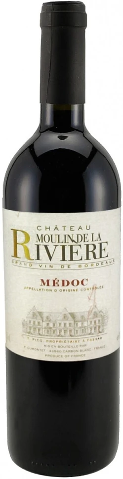 Вино Chateau Moulin de la Riviere, Medoc AOC, 2009