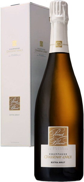 Шампанское Champagne Chassenay d Arce Pinot Blanc Extra Brut 2008 gift box