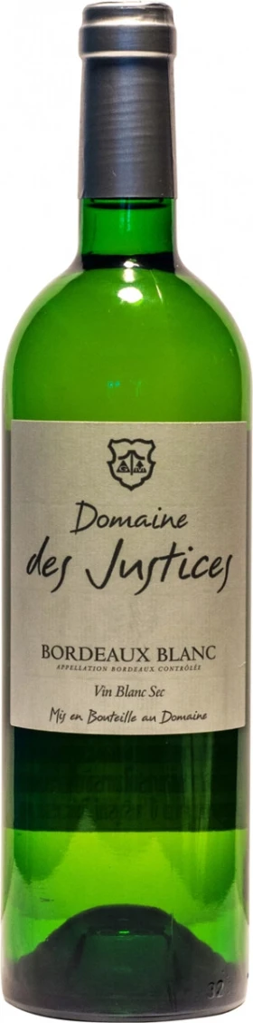 Вино Domaine des Justices Blanc, Bordeaux AOC, 2016