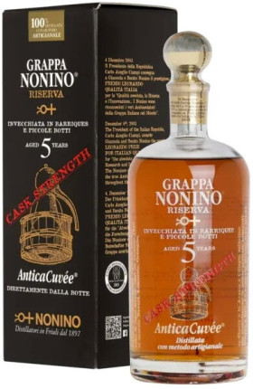 Граппа Nonino Riserva Antica Cuvee Cask Strength 59 9% gift box 700 мл