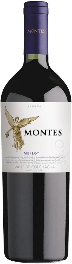 Вино Montes, Reserva Merlot, Valle de Colchagua DO, 2014