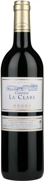 Вино Chateau La Clare, Medoc AOC Cru bourgeois, 2006