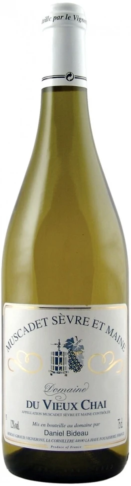 Вино Muscadet Sevre et Maine, Domaine du Vieux Chai AOC, 2012