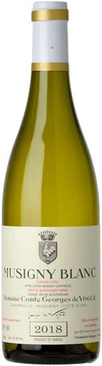 Вино Domaine Comte Georges de Vogue, Musigny Blanc Grand Cru AOC, 2018