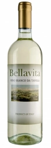 Вино Bellavita Bianco da Tavola, 180 мл
