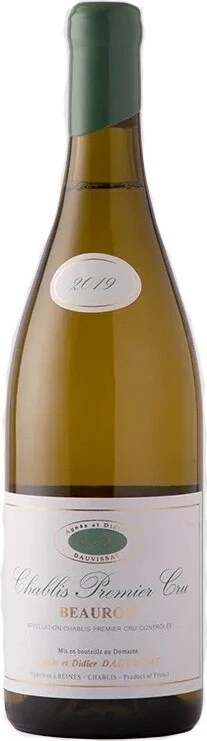 Вино Domaine Agnes et Didier Dauvissat, Chablis Premier Cru Beauroy AOC, 2019
