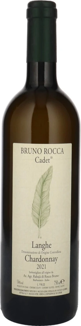 Вино Rabaja di Bruno Rocca, Langhe Cadet Chardonnay DOC, 2021