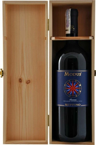 Вино Ruffino, Modus, Toscana IGT, 2012, wooden box, 1.5 л