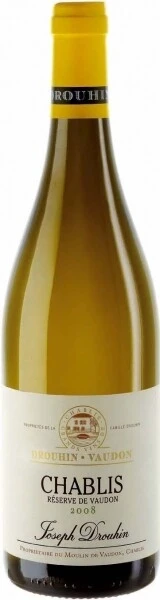 Вино Joseph Drouhin, Chablis AOC Reserve de Vaudon 2008, 1.5 л