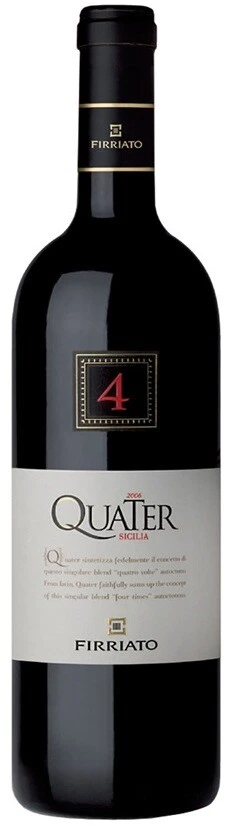 Вино Quater Rosso, Sicilia IGT, 2008
