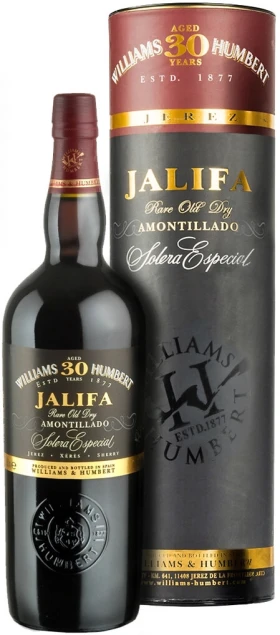 Херес Williams &amp; Humbert, Jalifa Amontillado Solera Especial 30 years, gift tube