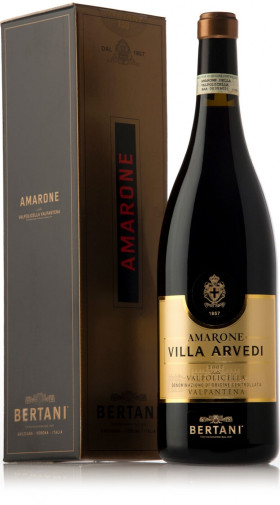 Вино Bertani Amarone Della Valpolicella Valpantena Villa Arvedi DOCG 2007 box 1500 мл