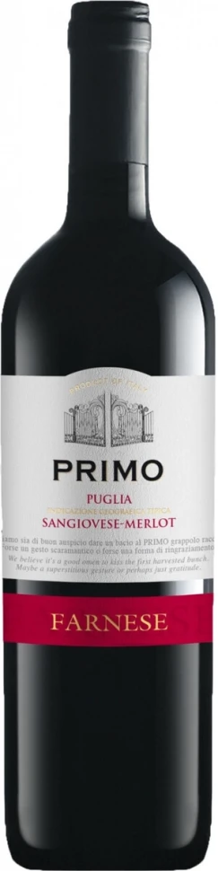 Вино Farnese, "Primo" Sangiovese-Merlot IGT, 2018