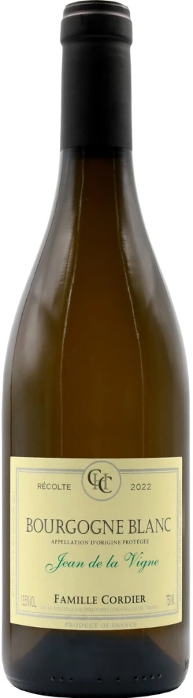 Вино Famille Cordier, Jean de la Vigne, Bourgogne Blanc AOP, 2022