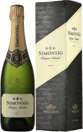 Игристое вино Simonsig Kaapse Vonkel Brut 2020 gift box