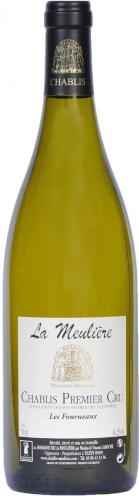 Вино Domaine de la Meuliere, Chablis Premier Cru Les Fourneaux AOC, 2013, 375 мл
