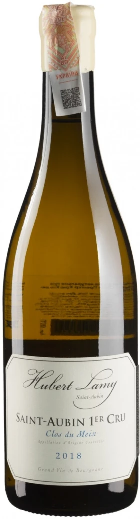 Вино Domaine Hubert Lamy, Saint Aubin 1er Cru Clos du Meix AOC, 2018