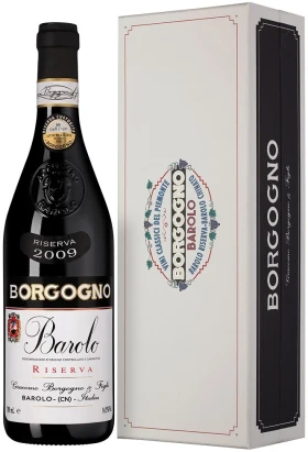 Вино Borgogno, Barolo Riserva DOCG, 2009, gift box