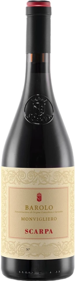 Вино Scarpa, Barolo Monvigliero DOCG, 2018
