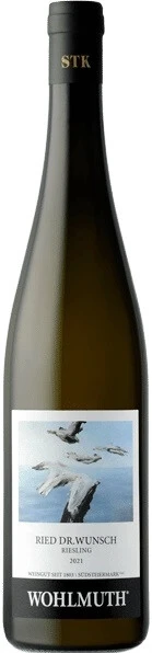 Вино Wohlmuth, Ried Dr. Wunsch Riesling, 2021