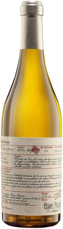 Вино Cosme Palacio 1894 Blanco, Rioja DOCa, 2015