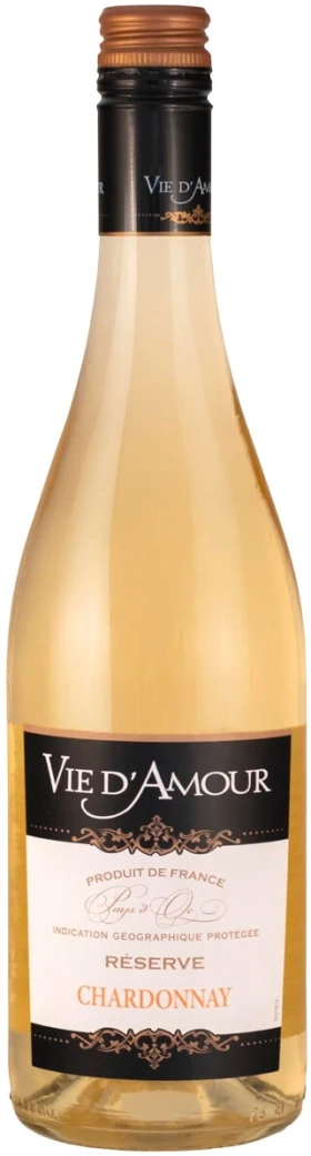 Вино "Vie d'Amour" Chardonnay Reserva, Pays d'Oc IGP