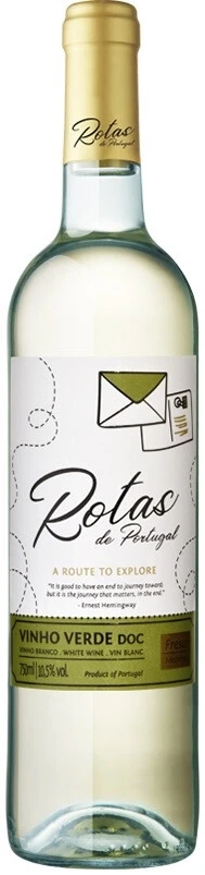 Вино Rotas de Portugal Branco, Vinho Verde DOC, 0.75 л