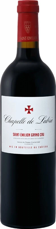 Вино Chateau Croix de Labrie, Chapelle de Labrie, Saint-Emilion Grand Cru AOC, 2015