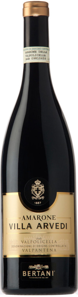 Вино Bertani Amarone Della Valpolicella Valpantena Villa Arvedi DOCG 2006 375 мл