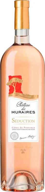 Вино Bernard Magrez, Chateau des Muraires Seduction, Cotes de Provence AOC, 2018, 1.5 л