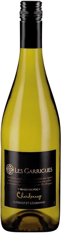 Вино Les Garrigues Chardonnay, Pays d'Oc IGP