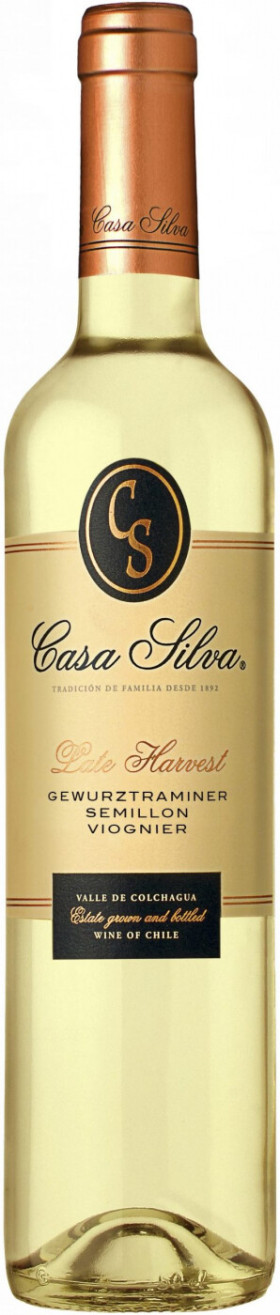 Вино Casa Silva Late Harvest Gewurtztraminer Semillon Viognier 2019 500 мл