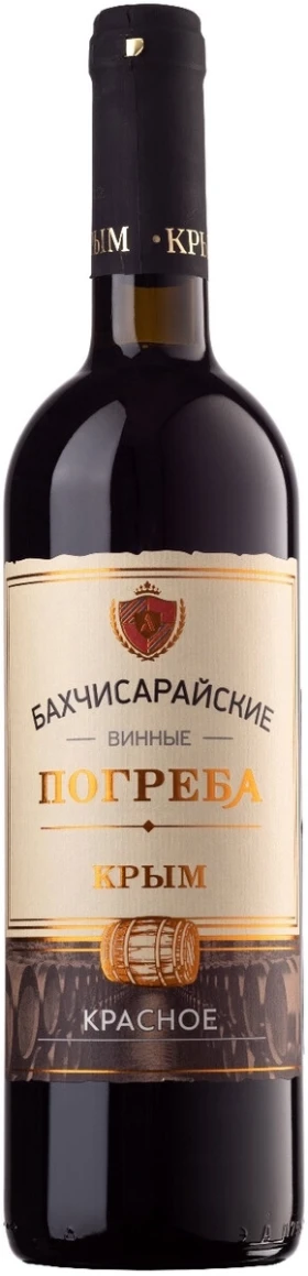 Вино "Бахчисарайские Винные Погреба" Красное Сухое