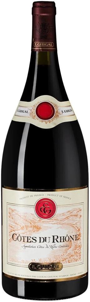 Вино E. Guigal, Cotes du Rhone AOC Rouge, 2021, 1.5 л