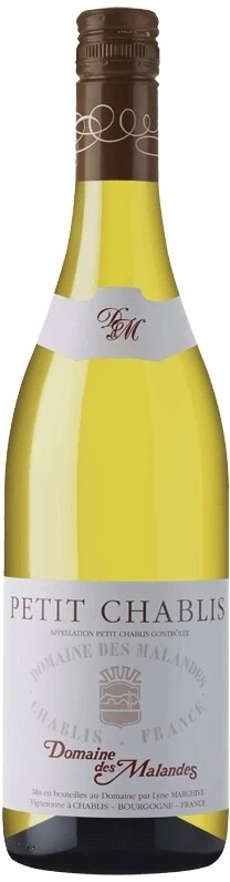 Вино Domaine des Malandes, Petit Chablis AOC, 2019