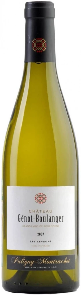 Вино Chateau Genot Boulanger, Puligny Montrachet Les Levrons, 2007