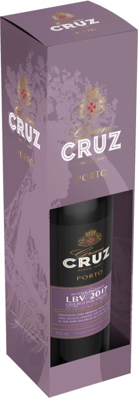Портвейн "Gran Cruz" LBV, 2017, gift box