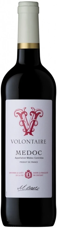 Вино Volontaire, Medoc AOC, 2013