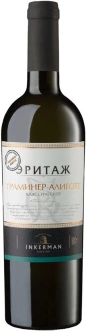 Вино Инкерман, Эритаж Траминер-Алиготе Классическое, 2015