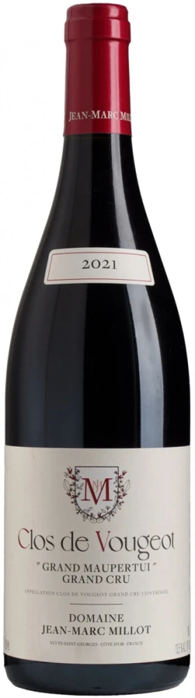 Вино Domaine Jean-Marc Millot, Clos de Vougeot Grand Cru Grand Maupertui AOC, 2021