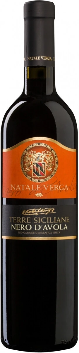 Вино "Natale Verga" Nero d'Avola, Terre Siciliane IGT