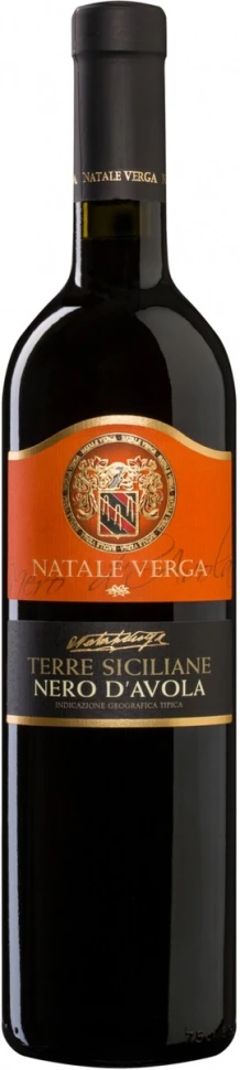 Вино "Natale Verga" Nero d'Avola, Terre Siciliane IGT