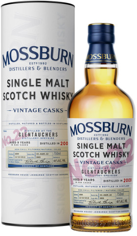 Виски Mossburn Vintage Casks No 22 Glentauchers 2009 in tube 700 мл