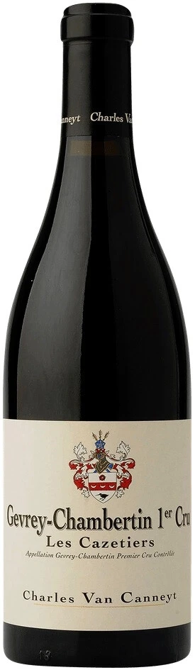 Вино Charles Van Canneyt, Gevrey-Chambertin 1-er Cru Les Cazetiers AOC, 2018