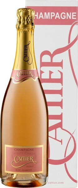 Шампанское Cattier Glamour Rose Champagne AOC gift box